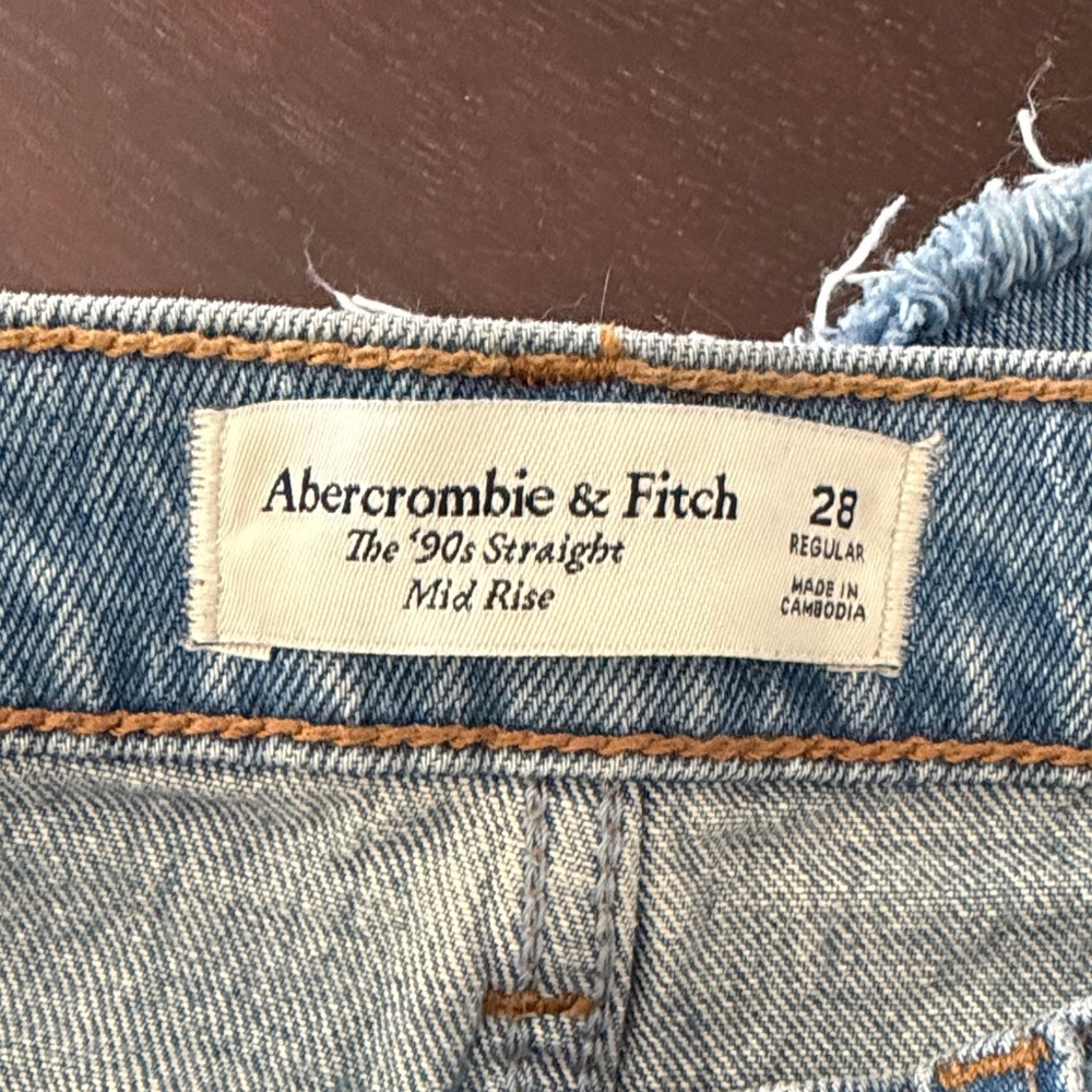 Abercrombie & Fitch Light Blue Jeans - Picture 2 of 5
